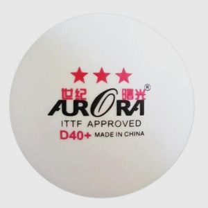 חבילה של 144 כדורי פינג פונג (טניס שולחן) (ITTF) Aurora לתחרויות